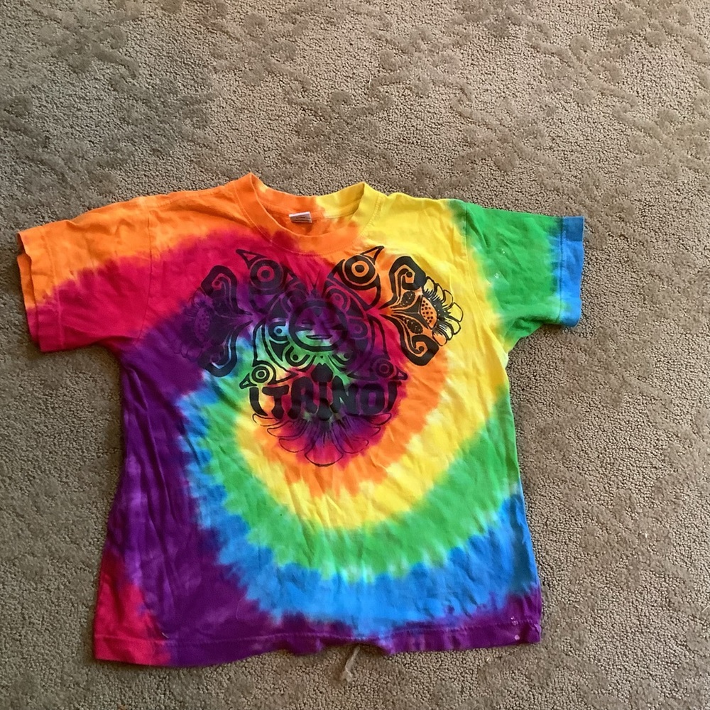 (Bin 4) Exist kids- tie dye printed graphic tee, Size 14-16
